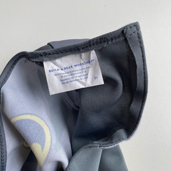 Build A Bear BAB Batman Clothes Outfit One Piece DC Comics Gray For‎ Plush - Picture 5 of 5